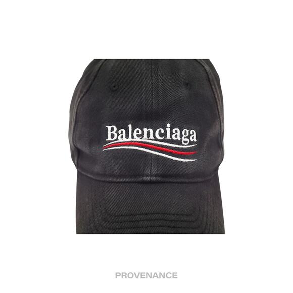 🔴 Balenciaga Political Campaign Cap Hat - Washed Black - Picture 7 of 11